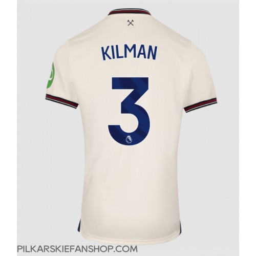 Koszulka piłkarska West Ham United Max Kilman #3 Strój wyjazdowy 2025-26 tanio Krótki Rękaw Koszulka piłkarska West Ham United Max Kilman #3 Strój wyjazdowy 2025-26 tanio Krótki Rękaw